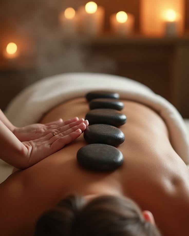 مساج الأحجار الساخنة (Hot Stone Massage)